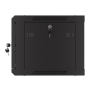 Lanberg , Rack cabinet 19 wall-mount 6U/600x450 with perforated door (flat pack) , WF01-6406-23B , Black