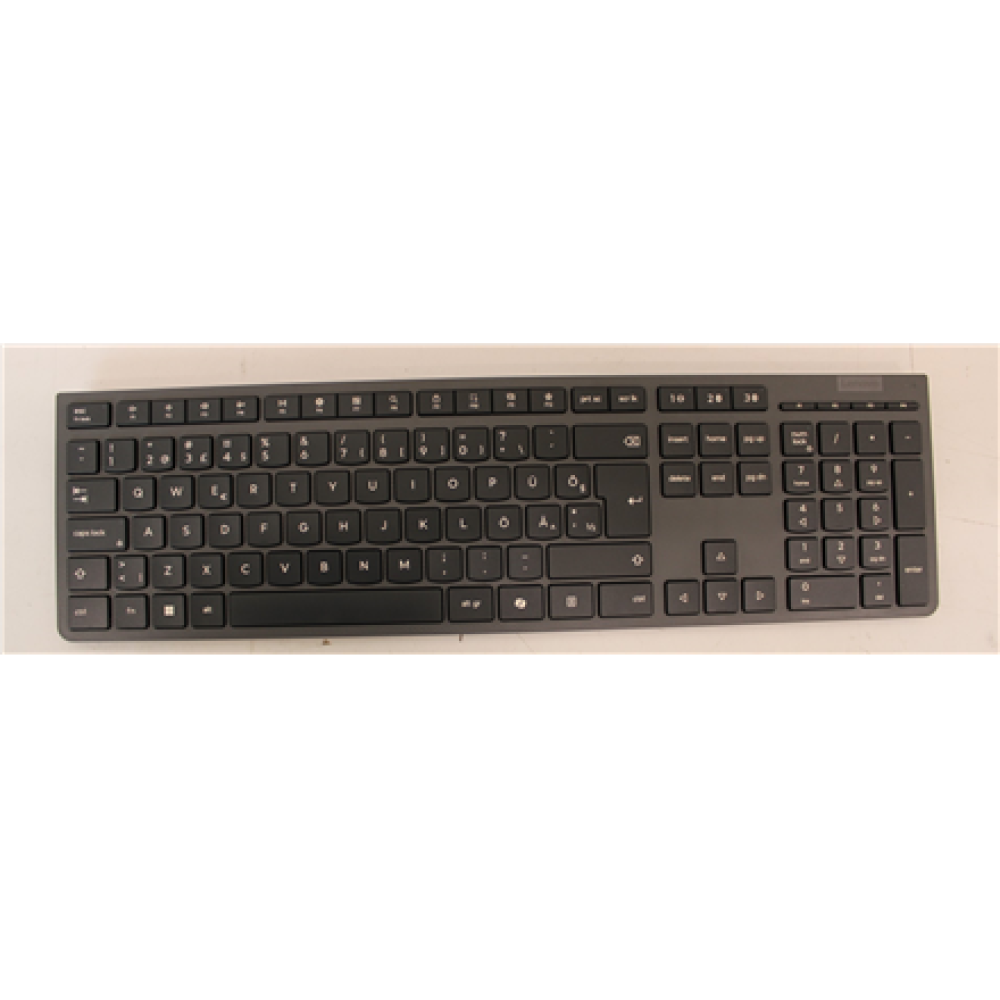 SALE OUT. Lenovo Professional Wireless Rechargeable Keyboard AI Estonian , Lenovo Professional Wireless Rechargeable Keyboard AI , Keyboard , Wireless , Estonian , DAMAGED PACKAGING AS DEMO , Bluetooth , Grey