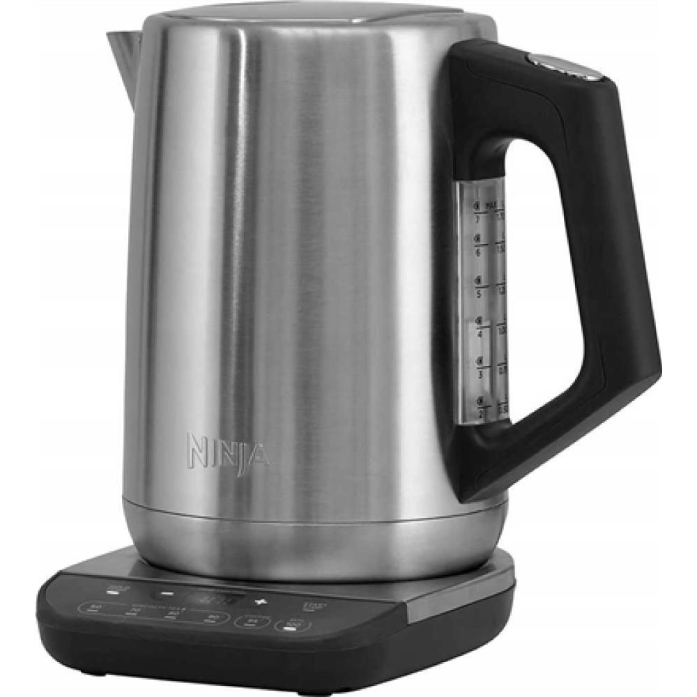 NINJA Kettle , KT201EU , Electric , 3000 W , 1.7 L , Stainless steel/Plastic , 360° rotational base , Black/Stainless Steel