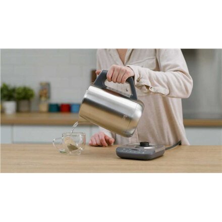 NINJA Kettle , KT201EU , Electric , 3000 W , 1.7 L , Stainless steel/Plastic , 360° rotational base , Black/Stainless Steel