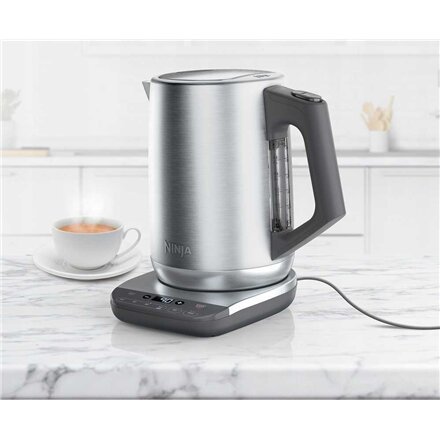 NINJA Kettle , KT201EU , Electric , 3000 W , 1.7 L , Stainless steel/Plastic , 360° rotational base , Black/Stainless Steel