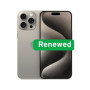 Apple , RENEW , Grade C , iPhone 15 Pro Max , Natural , 6.7 , Super Retina XDR OLED , 2796 x 1290 pixels , A17 Pro Chip , 8 GB , 256 GB , Dual SIM , 5G , 48+12+12 MP , iOS , 18