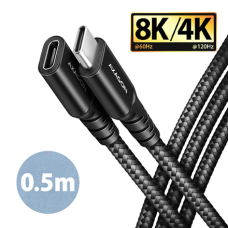 AXAGON Extension USB 20Gbps cable, 0.5 m , BUCM32-CF05AB , USB-C to USB-C