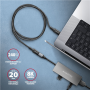 AXAGON Extension USB 20Gbps cable, 0.5 m , BUCM32-CF05AB , USB-C to USB-C