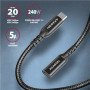 AXAGON , Extension USB 20Gbps cable, 0.5 m , BUCM32-CF05AB , USB-C to USB-C