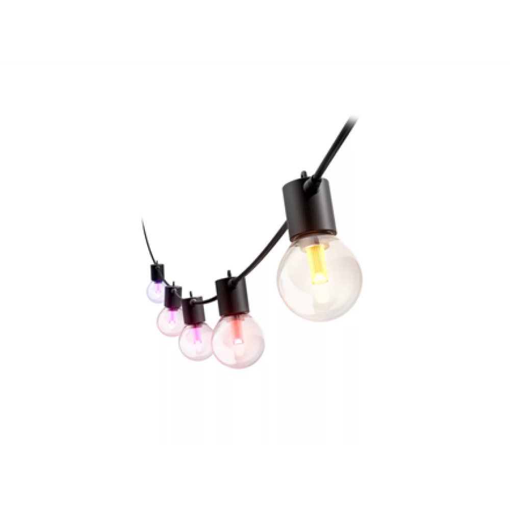 Philips Hue Hue Festavia Globe Outdoor String Lights, 21m Extension , 30 W