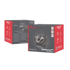 Genesis , Driving Wheel , Seaborg 400 , Silver/Black , Game racing wheel Genesis , Driving Wheel , Seaborg 400 , Silver/Black , Game racing wheel