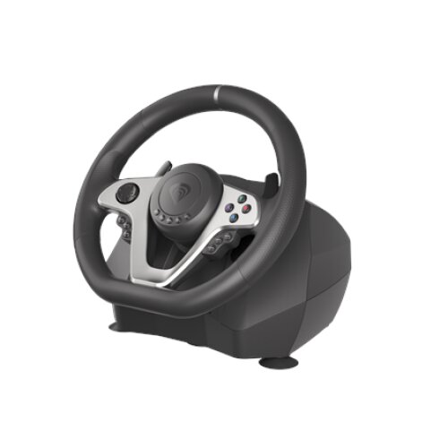 Genesis , Driving Wheel , Seaborg 400 , Silver/Black , Game racing wheel