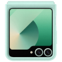 Samsung , Case , Samsung , Galaxy Z Flip 6 , Leather , Green