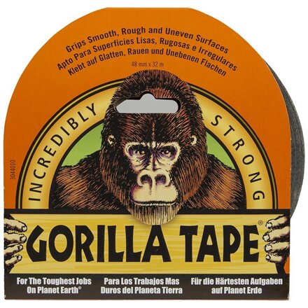 Gorilla Insulating Tape 47.7 mm x 32 m, Black