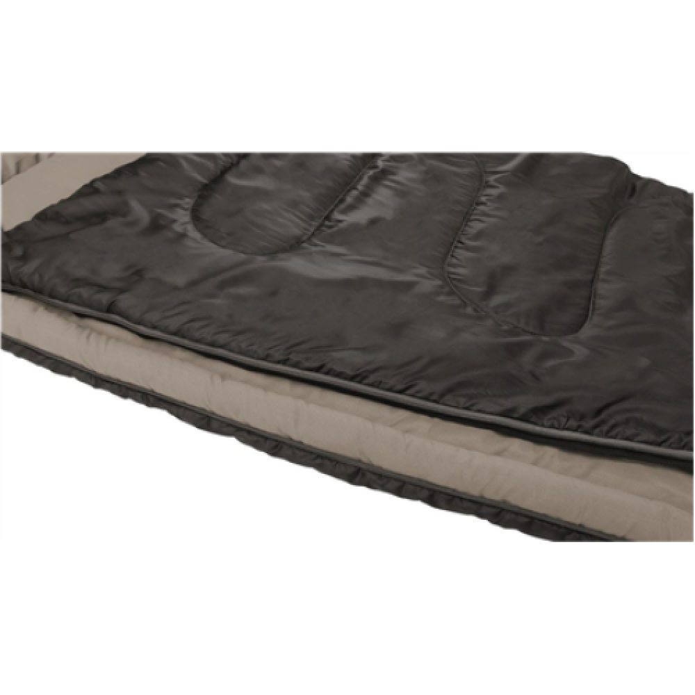 Easy Camp , Cosmos Black L , Sleeping Bag , 210 x 75 x 50 cm , Two-way open , Black
