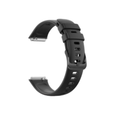 Fixed , Silicone Strap for Huawei Band 8/9/10 , Black