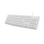 Natec , Keyboard , Nautilus NKL-1951 , Keyboard , Wired , US , White