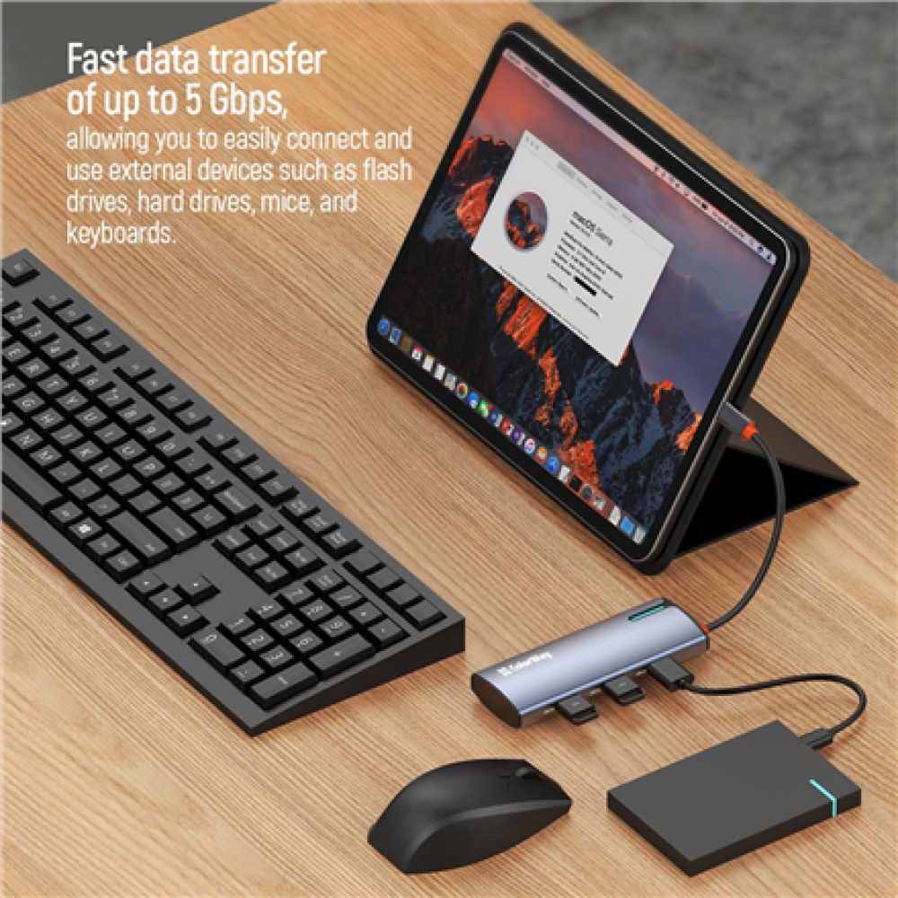 ColorWay 5-in-1 Docking Station , CW-HUB01