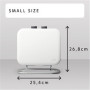Mill , Heater , CUS1800MECWA , Fan heater , 1800 W , Number of power levels 2 , Suitable for rooms up to 10-30 m² , White