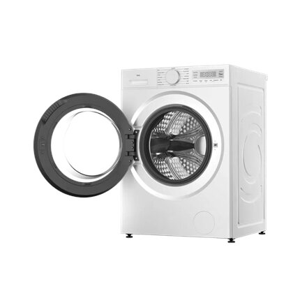 TCL , Washing machine , FF0844WA0 , Energy efficiency class A , Front loading , Washing capacity 8 kg , 1400 RPM , Depth 52 cm , Width 60 cm , Display , LED , Steam function , Wi-Fi , White