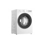 TCL , Washing machine , FF0844WA0 , Energy efficiency class A , Front loading , Washing capacity 8 kg , 1400 RPM , Depth 52 cm , Width 60 cm , Display , LED , Steam function , Wi-Fi , White