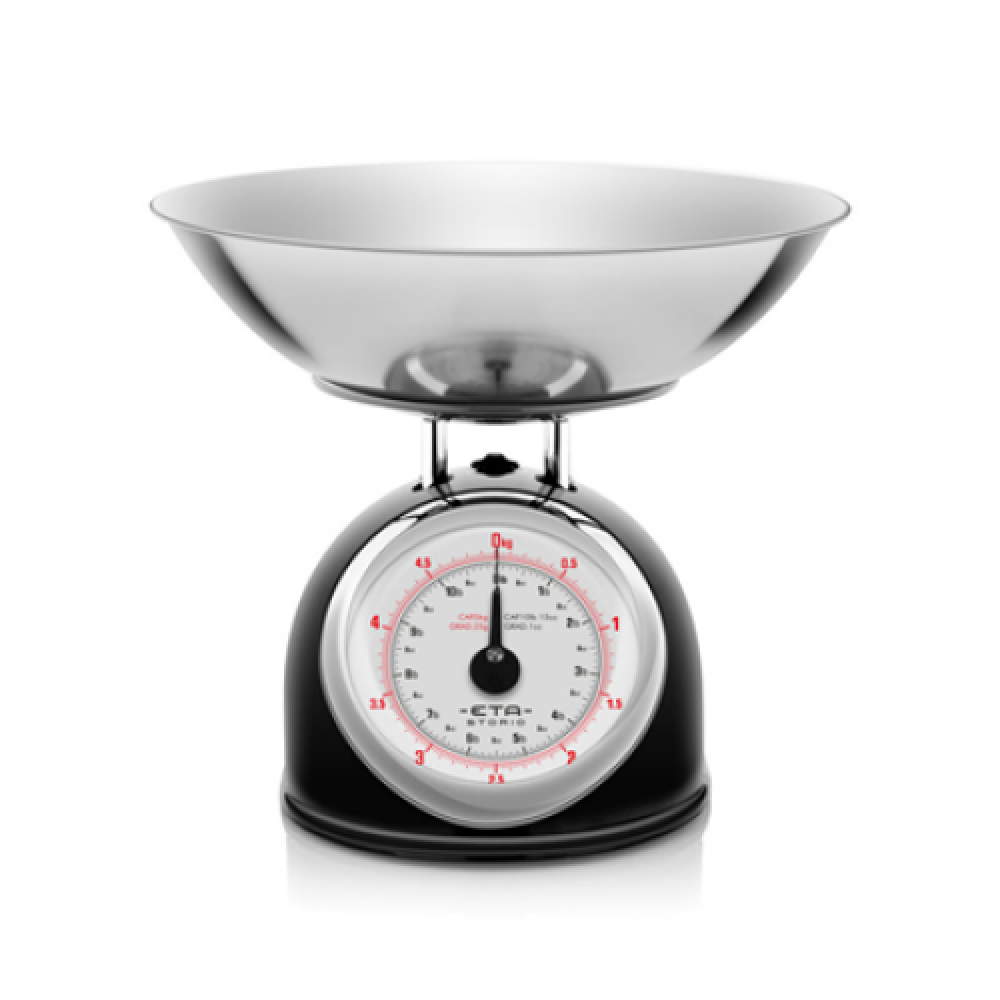 ETA , Kitchen scale , ETA577790020 Storio , Maximum weight (capacity) 5 kg , Graduation 25 g , Black