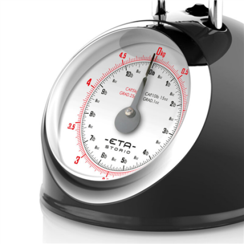 ETA , Kitchen scale , ETA577790020 Storio , Maximum weight (capacity) 5 kg , Graduation 25 g , Black
