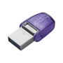 Kingston , DataTraveler , DT Micro Duo 3C , 128 GB , USB Type-C and Type-A , Purple