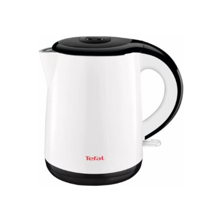 TEFAL Kettle , KO261130 , 2150 W , Electric , 1 L , Plastic , 360° rotational base , White