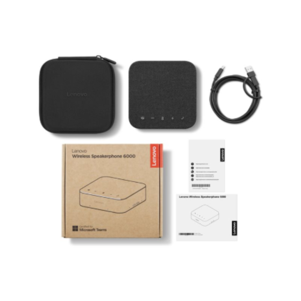 Lenovo , Speakerphone , 6000 , Built-in microphone , Bluetooth , Black