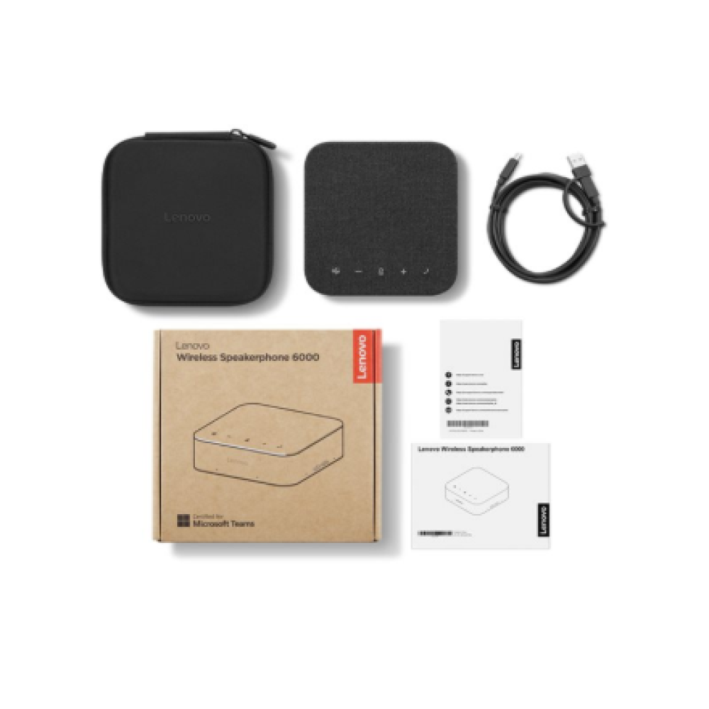 Lenovo , Speakerphone , 6000 , Built-in microphone , Bluetooth , Black