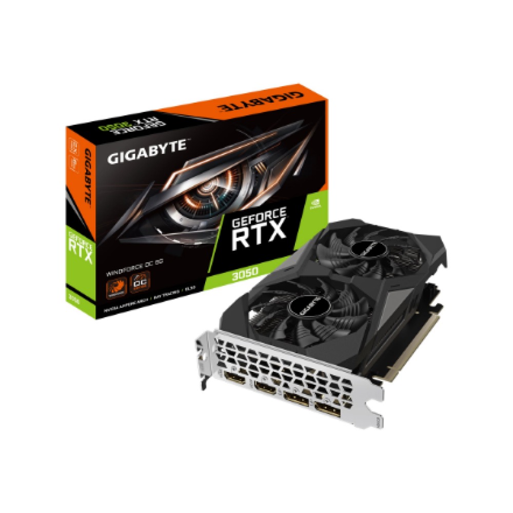Gigabyte GeForce RTX 3050 WINDFORCE OC 6G , NVIDIA , 6 GB , GeForce RTX 3050 , GDDR6 , HDMI ports quantity 2 , PCI-E 4.0