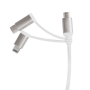 Logilink USB 2.0 micro B/Plug + Lightning/Plug + USB-C/Plug USB 2.0 A/Plug