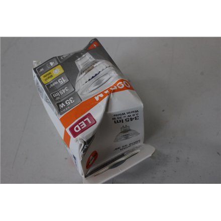 SALE OUT. Osram Parathom Reflector LED 12V MR16 35 non-dim 36° 3,8W/827 GU5.3 bulb , SALE OUT. , Osram Parathom Reflector LED , GU5.3 , 3.8 W , Warm White , DAMAGED PACKAGING