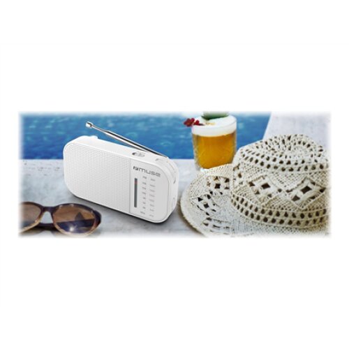 Muse , M-025 RW , Portable radio , White