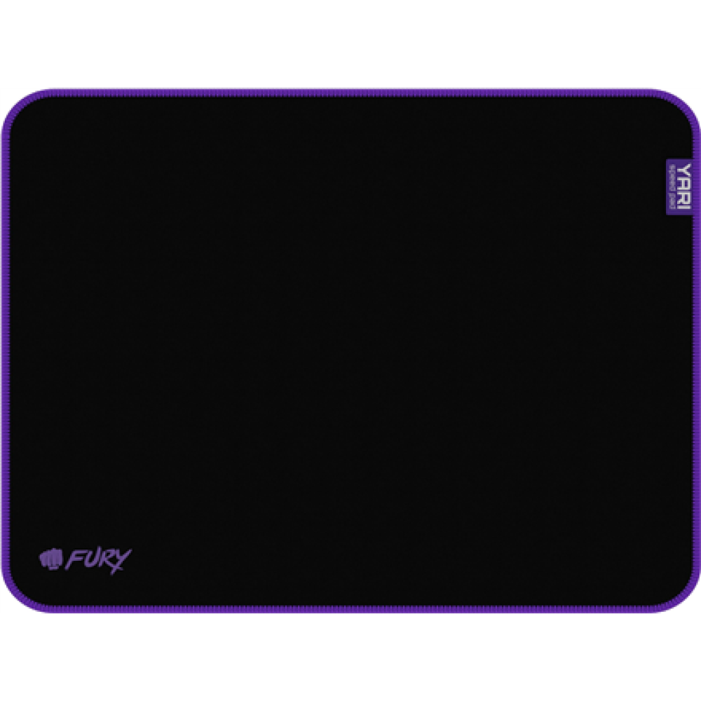 Fury Yari Speed L , Mouse pad , 300 x 400 mm , Black/Purple