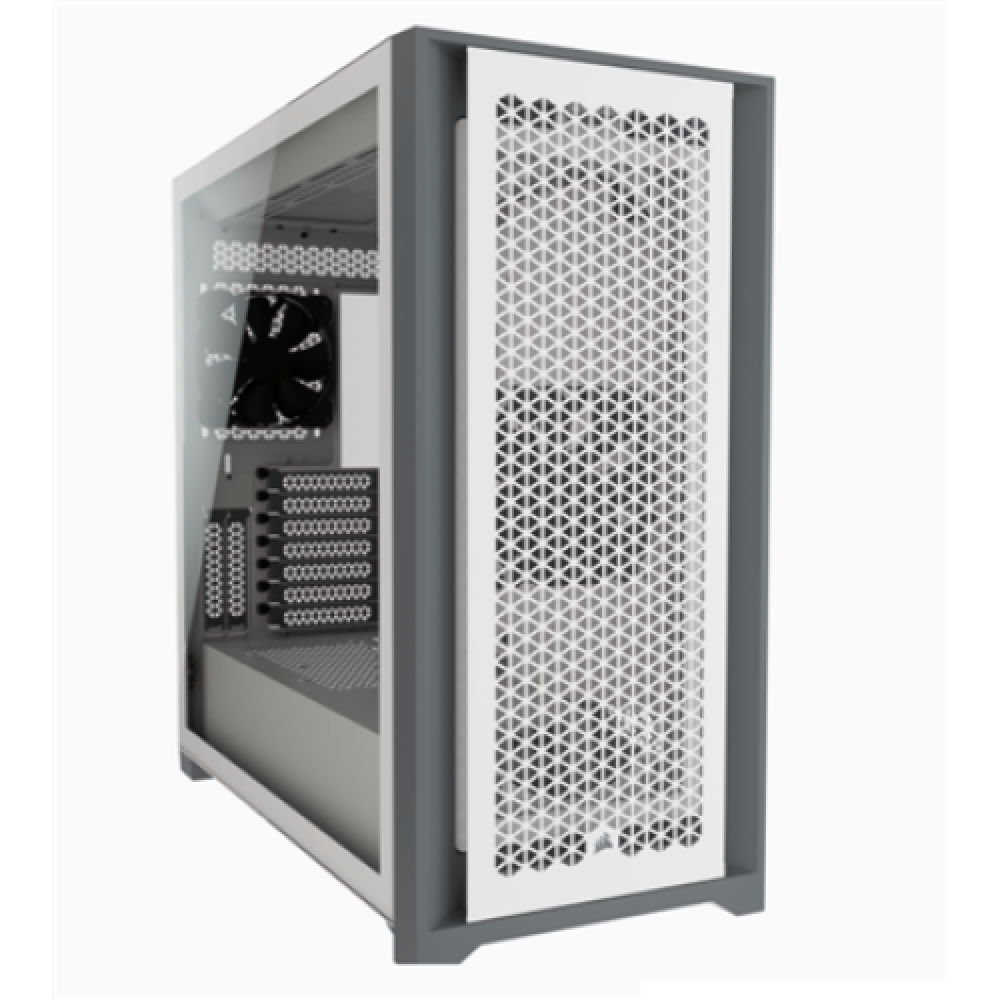 Corsair , Computer Case , iCUE 5000D , Side window , White , ATX , Power supply included No , ATX