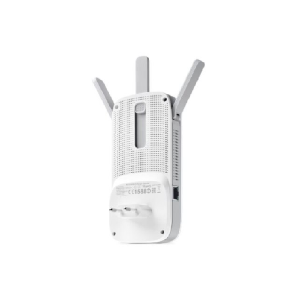 RE450 TP-LINK , Extender , RE450 , 802.11ac , 2.4GHz/5GHz , 450+1300 Mbit/s , 10/100/1000 Mbit/s , Ethernet LAN (RJ-45) ports 1 , MU-MiMO No , no PoE , Antenna type 3xExternal
