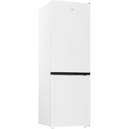 BEKO Refrigerator , B3RCNA344HW1 , Energy efficiency class E , Free standing , Combi , Height 179.6 cm , No Frost system , Fridge net capacity 209 L , Freezer net capacity 92 L , Display , 37 dB , White