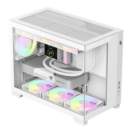 Gamemax Case , NEX C33 WH , MATX/BTF