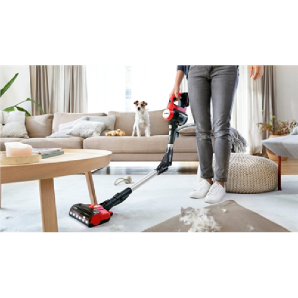 Bosch , Unlimited 7 ProAnimal Vacuum cleaner , BBS711ANM , Handstick 2in1 , Handstick , N/A W , 18 V , Operating time (max) 40 min , Red