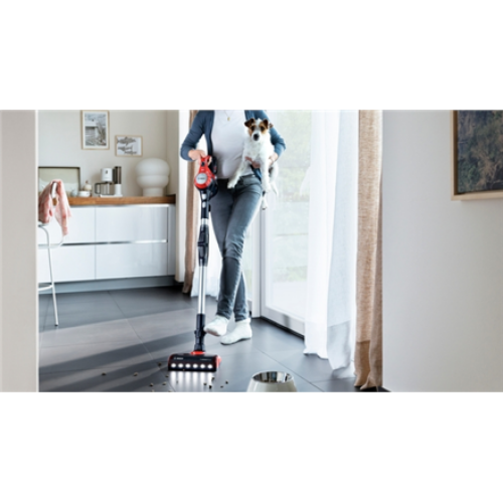 Bosch , Unlimited 7 ProAnimal Vacuum cleaner , BBS711ANM , Handstick 2in1 , Handstick , N/A W , 18 V , Operating time (max) 40 min , Red