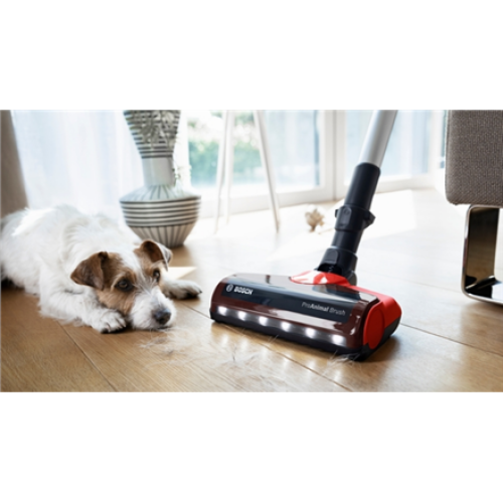 Bosch , Unlimited 7 ProAnimal Vacuum cleaner , BBS711ANM , Handstick 2in1 , Handstick , N/A W , 18 V , Operating time (max) 40 min , Red