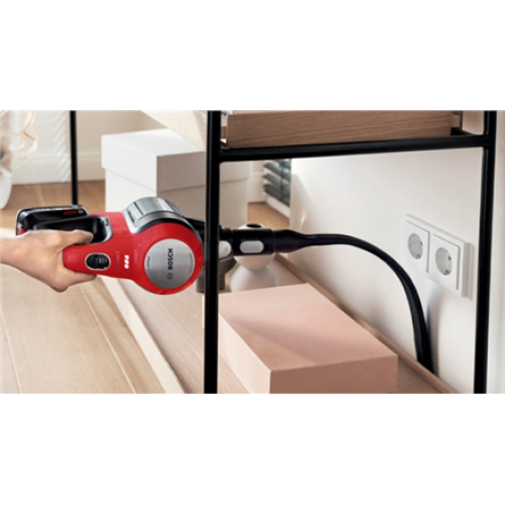 Bosch , Unlimited 7 ProAnimal Vacuum cleaner , BBS711ANM , Handstick 2in1 , Handstick , N/A W , 18 V , Operating time (max) 40 min , Red