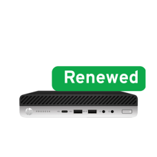 Lenovo- , RENEW , Grade B , ProDesk 600 G5 Desktop Mini PC , Intel Core i3 , i3-9300T , 8 GB , SSD , 256 GB , Intel UHD Graphics 630 , Windows 11 Pro , 12 month(s)