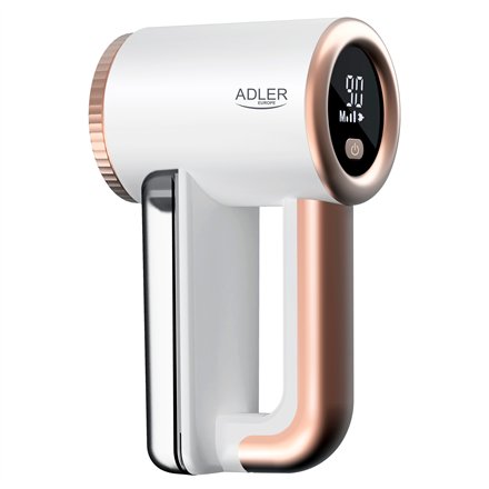 Adler , Lint remover , AD 9617 , Rechargeable battery , 5 W , White/Gold