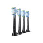 Philips , Replacement brush heads , HX9044/88 Sonicare Premium Plaque Defence , Heads , For adults , Number of brush heads included 4 , Black