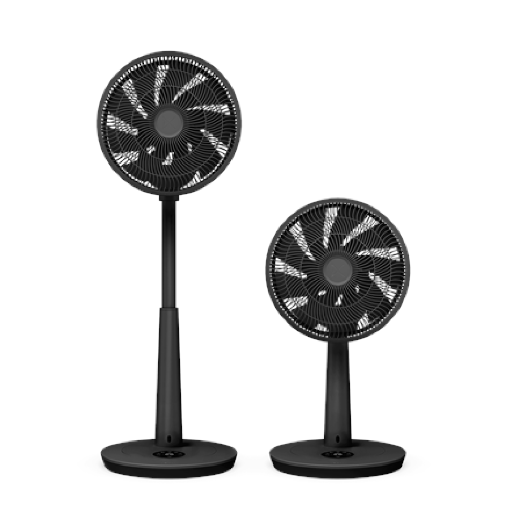 Duux Fan , Whisper 3 , Stand Fan , 19 W , Diameter 34 cm , Number of speeds 26 , Oscillation , Remote control , Black