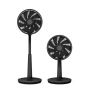 Duux Fan , Whisper 3 , Stand Fan , 19 W , Diameter 34 cm , Number of speeds 26 , Oscillation , Remote control , Black