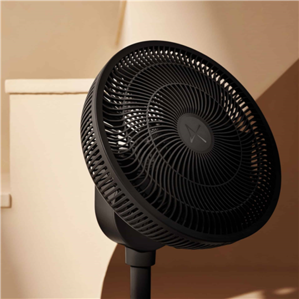 Duux Fan , Whisper 3 , Stand Fan , 19 W , Diameter 34 cm , Number of speeds 26 , Oscillation , Remote control , Black