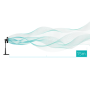 Duux Fan , Whisper 3 , Stand Fan , 19 W , Diameter 34 cm , Number of speeds 26 , Oscillation , Remote control , Black