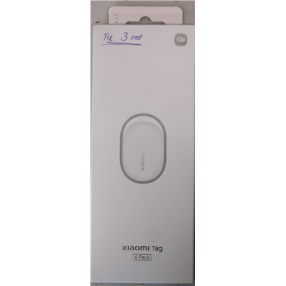 SALE OUT. Xiaomi Xiaomi Tag 4 Pack , SALE OUT. DAMAGED PACKAGING, MISSING 1 TAG