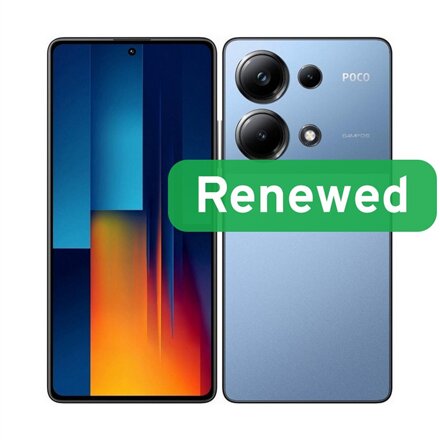 Poco Renewed Grade A++ , Poco M6 Pro LTE , Blue , 6.67 , AMOLED , 256 GB , 4G , Android