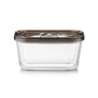 Caso Glass Vacuum Container with Plastic Lid , VacuBoxx Eco M , Transparent